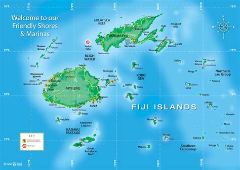 MAP of Fiji